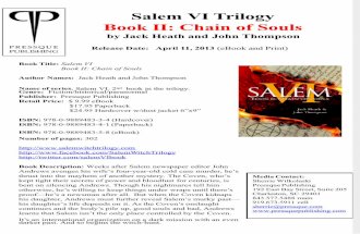 Salem VI (Book II) Chain of Souls - Media Kit