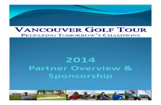 Vancouver Golf Tour Partner Overview Package