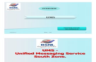 UMS(Uniifiied Messagiing Serviice)