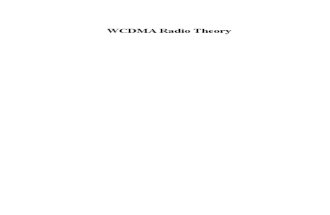 Wcdma p&o b en Radio Theory 1 31