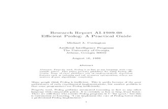 Covington Efficient PrologCovington-Efficient-Prolog