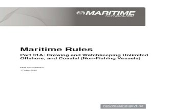 Part31A Maritime Rule