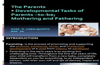 Developmental Task of Parents to Be