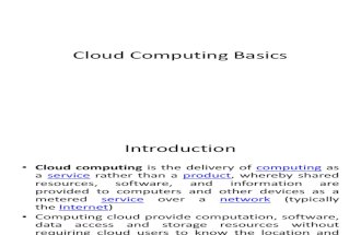 Cloud Computing Basics - Presentation 1
