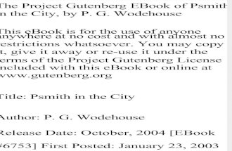 Wodehouse, P.G. - Psmith in the City
