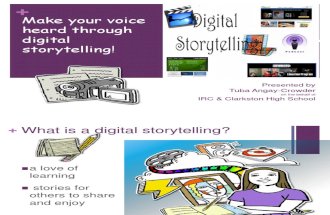 What is Digital Storytelling by Tuba Angay-Crowder