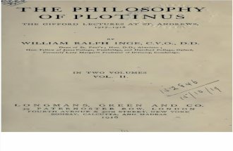 50050256 William R Inge the Philosophy of Plotinus 2
