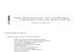 Agile Management Slides
