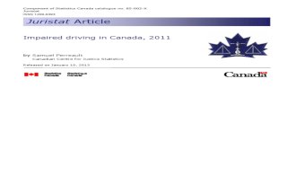 Impaired Driving 2011