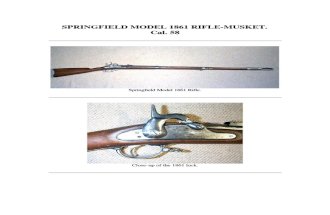 Springfield Model 1861 Rifle-Musket Cal. 58 - 19 Pages