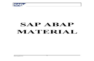 Updated ABAP Material Document