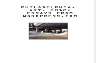 Philadelphia, Art, 2012: Essays from Wordpress.com