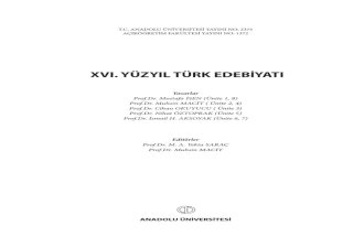 16. Yüzyıl Türk Edebiyatı