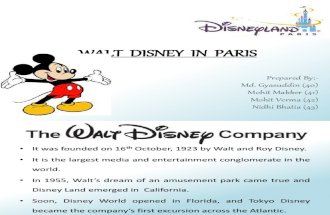 Walt Disney in Paris
