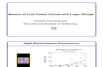 Basics of Low Power Circuit and Logic Design