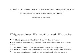 Traditional Functional Foods With Digestive-Enhancing Properties
