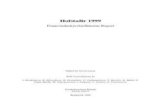 Hst1999 Report