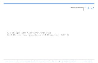 Código de Convivencia REI-E Gonzaga dic 2012