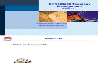 OAN000202 Topology Management ISSUE1.0