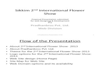 Pradhanbros Sikkim 2nd International Flower Show