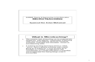 Week 9 Microteaching