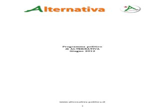 Programma Alternativa 2012