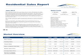 June 2012 Real Estate Market Report