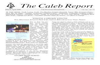 The Caleb Report (Antiabortion Propaganda)