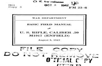 FM 23-6 - US Rifle Caliber 30 M1917 Enfield