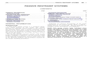 08M Passive Restraint Systems