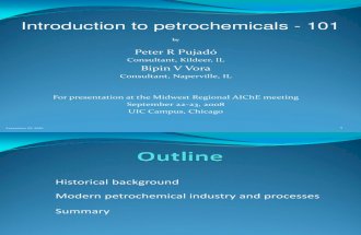 101 Petchem 2008 Midwest Regional Pujado Introduction Petrochemical Industry