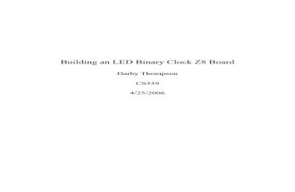 Building Binary Clock z8