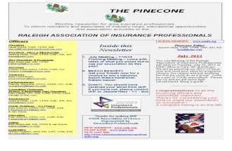 Pinecone - June-July 2012