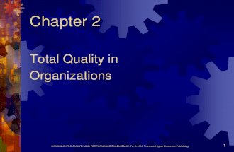 Chapter 2 Total Quality in ORGANIZATION Uploaded Ppt