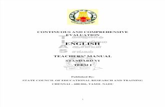 CCE- Teachers Manual English STD 6