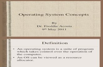 Operating System Concepts Lecture 1