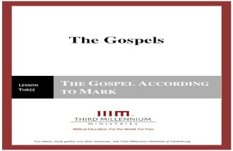 The Gospels - Lesson 3 - Transcript