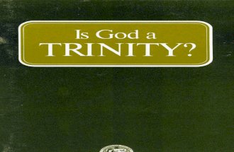 Is God a Trinity (Prelim 1973)