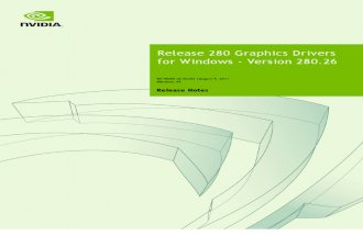 280.26 WinXP Desktop Release Notes