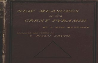 Piazzi Smyth - New Measures of the Great Pyramid