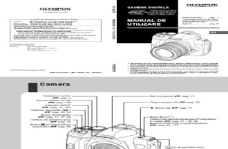 Manual de Utilizare Olympus E-620