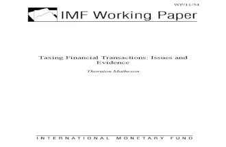 Taxing Financial Transactions_ Issues and Evidence