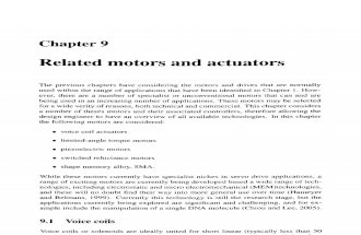 Chapter 9 Related Motors and Actuators