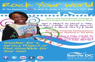 Rock Your World: DC Youth Service Project Toolkit