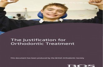 Justification for Orthodontic Treatment