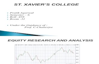 Presentation on Equity Analysis - 2003 Version