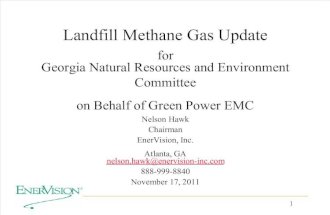 Landfill Methane Gas Update - 11-17-11