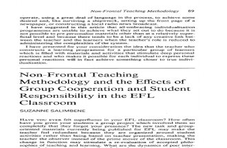 Non Frontal Teaching Methodology