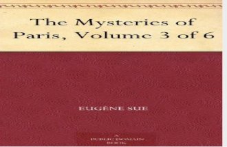 The Mysteries of Paris, Volume 3 of 6 - Eugene Sue