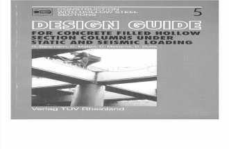 Design Guide for Condrete Filled Hollow Section Columns Under Static Ans Sesmic Loading 5